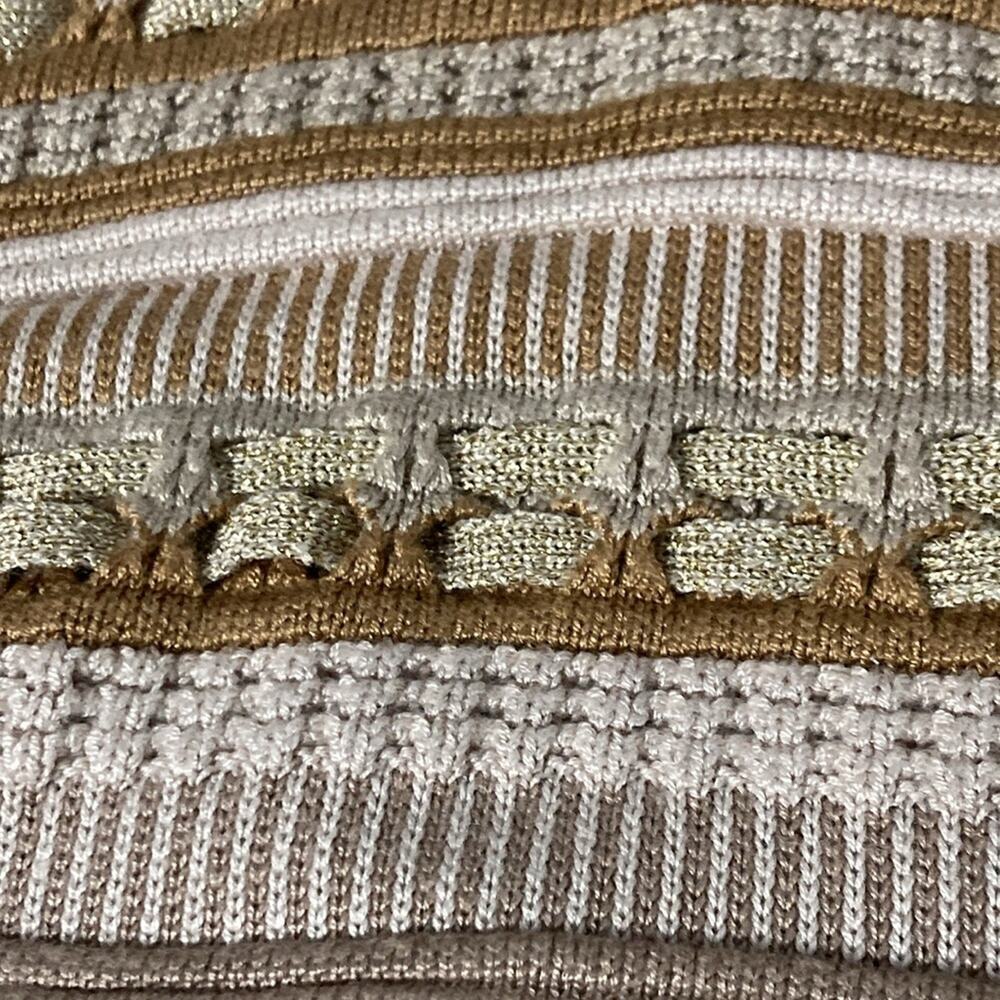 ALICE + OLIVIA Boho Crochet Knit Top - Size L - Picture 13 of 14